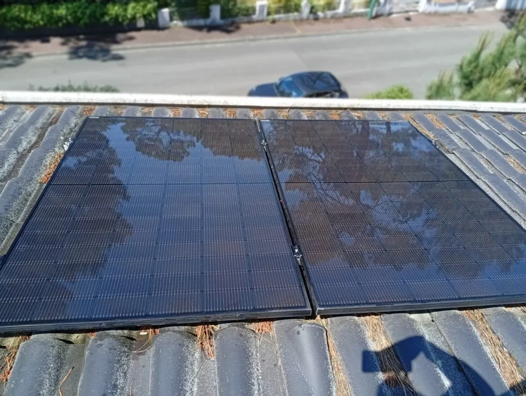 Nettoyage panneaux photovoltaiques solaires villa Arcachon