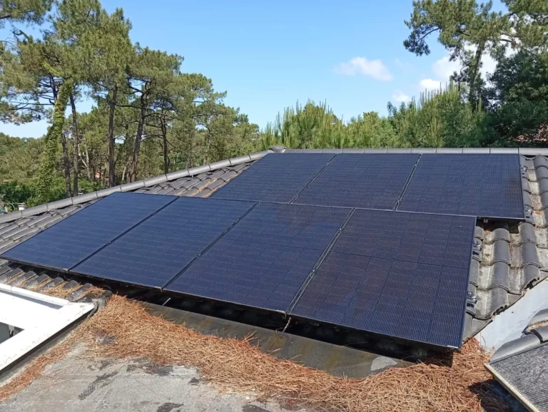 Nettoyage panneaux photovoltaiques solaires villa Arcachon4