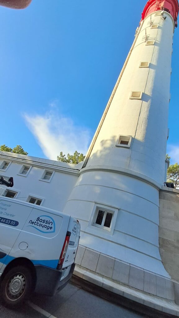 phare du cap ferret - bassin nettoyage