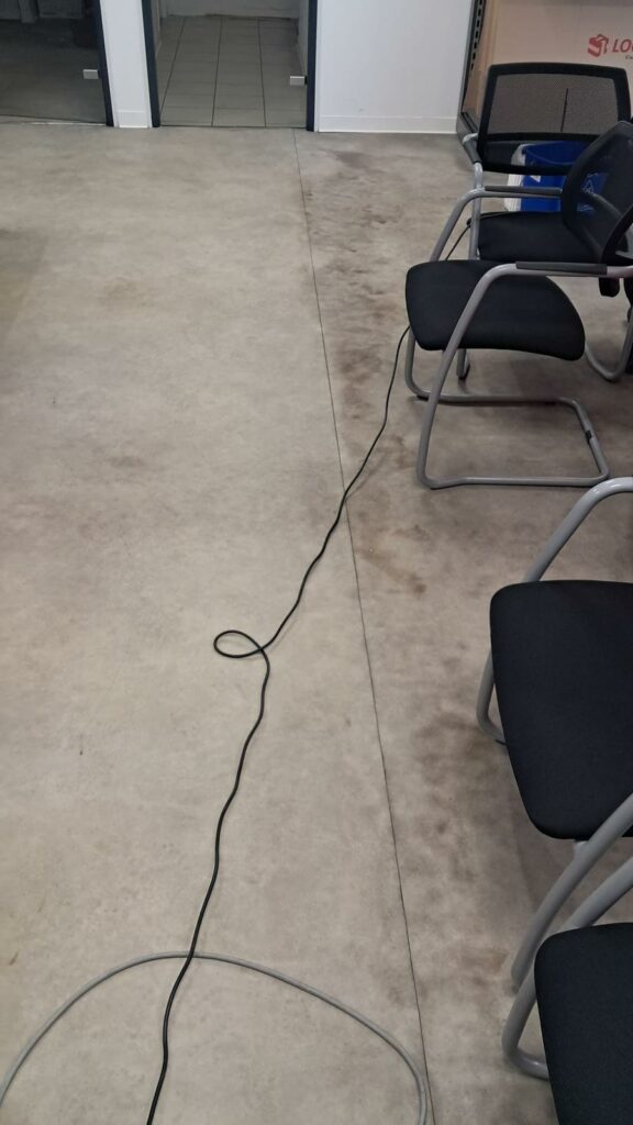 Nettoyage - sol pvc - bassin nettoyage