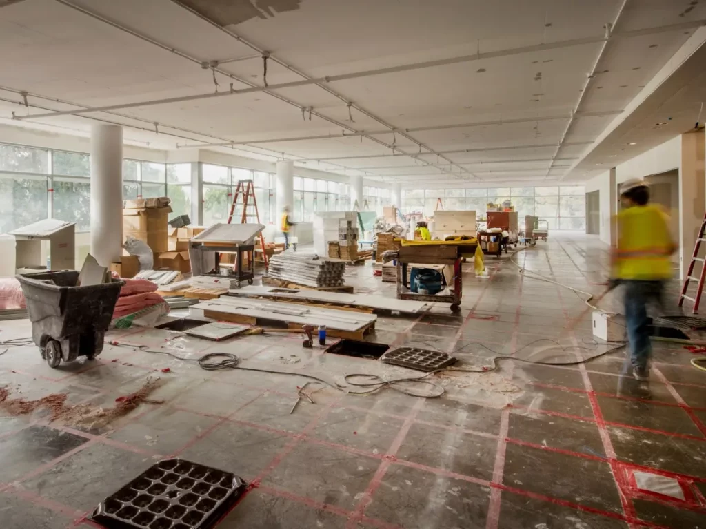 nettoyage fin de chantier - bassin nettoyage